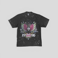 Blind Love Eagle Tee in Shadow Grey