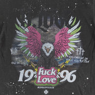 Blind Love Eagle Tee in Shadow Grey