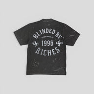 Blind Love Eagle Tee in Shadow Grey