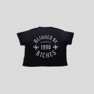 Blind Love Eagle Tee in Washed Black