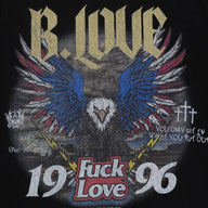Blind Love Eagle Tee in Black
