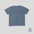 Dior Oblique Terrycloth T-Shirt in Blue/White