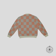 Louis Vuitton Light Damier Tramato Jacquard Pullover in Orange