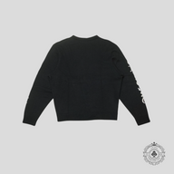 Chrome Hearts Embroidered Sleeves Cashmere Sweater in Black