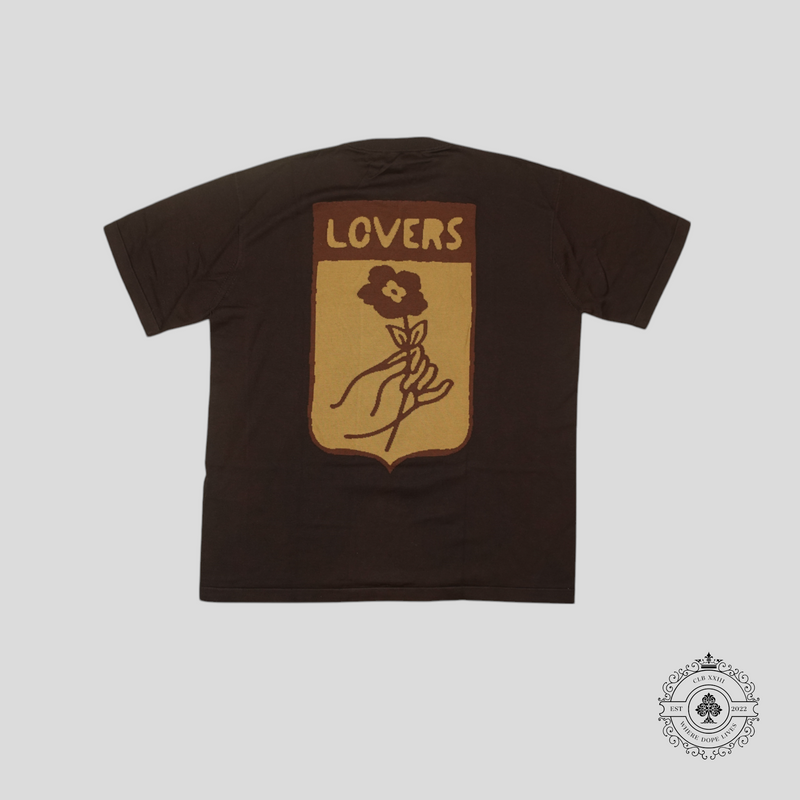 Louis Vuitton Intarsia Trunk Short Sleeve Crewneck in Brown