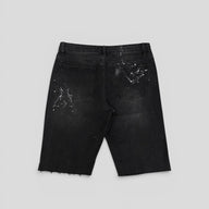 Blind Love B Love Checkered Shorts in Black