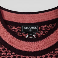 Chanel Cashmere Knitted Dress in Pink