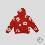 Denim Tears The Cotton Wreath Hoodie in Red