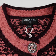 Chanel Cashmere Cropped Cardigan in Pink