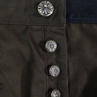 Chrome Hearts Cross Patch Carpenter Pants in Brown / Orange