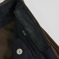 Chrome Hearts Cross Patch Carpenter Pants in Brown / Orange