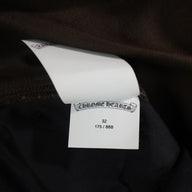 Chrome Hearts Cross Patch Carpenter Pants in Brown / Orange