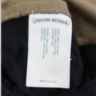 Chrome Hearts Cross Patch Carpenter Pants in Tan / Pink