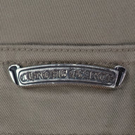 Chrome Hearts Cross Patch Carpenter Pants in Tan / Pink