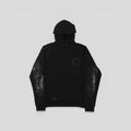 Chrome Hearts Triple Black Floral Sleeve Hoodie
