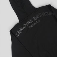 Chrome Hearts Triple Black Floral Sleeve Hoodie