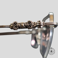 Chrome Hearts Fluid Glasses in Silver