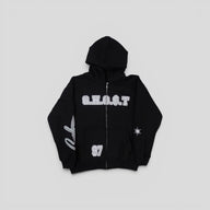 Conglomerate Clothing G.H.O.$.T Zip Up in Black