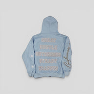 Conglomerate Clothing G.H.O.$.T Zip Up in Blue