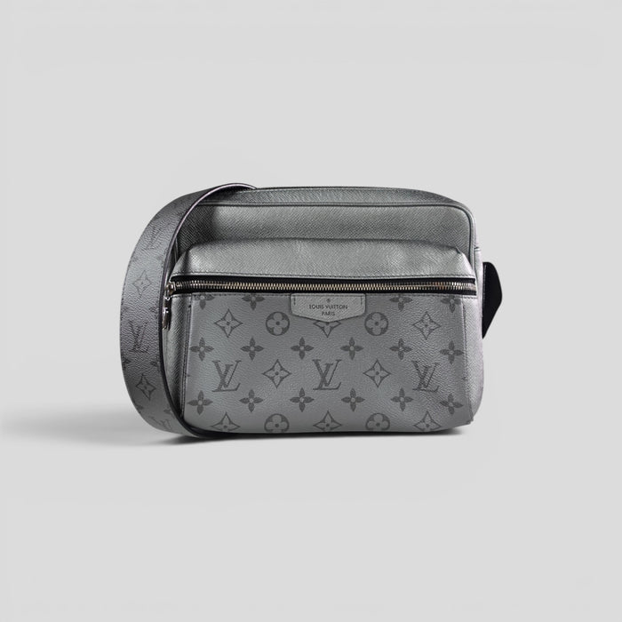 Louis Vuitton Taigarama Outdoor Messenger Bag in Silver