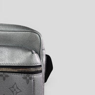 Louis Vuitton Taigarama Outdoor Messenger Bag in Silver