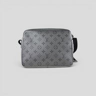 Louis Vuitton Taigarama Outdoor Messenger Bag in Silver