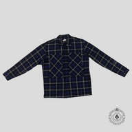Moncler Genius x Fragment Flannel Overshirt in Blue