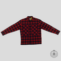 Moncler Genius x Fragment Flannel Overshirt in Red