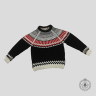 Burberry Rycroft Fair Isle Sweater in Black
