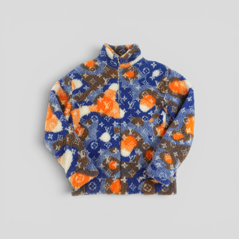 Louis Vuitton Jacquard Camo Fleece Jacket
