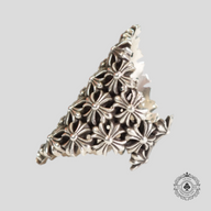 Chrome Hearts Chain Maille Ring in Silver