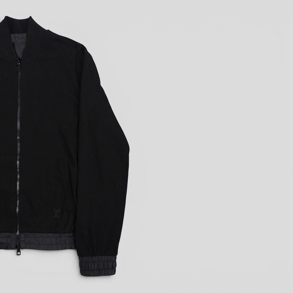 Louis Vuitton Monogram Reversible Light Bomber in Black
