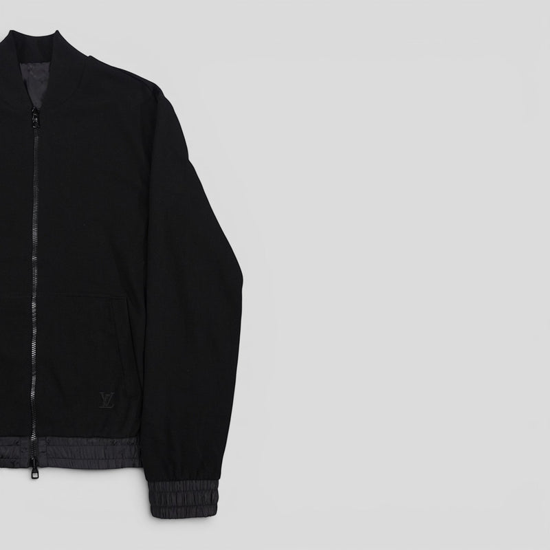 Louis Vuitton Monogram Reversible Light Bomber in Black