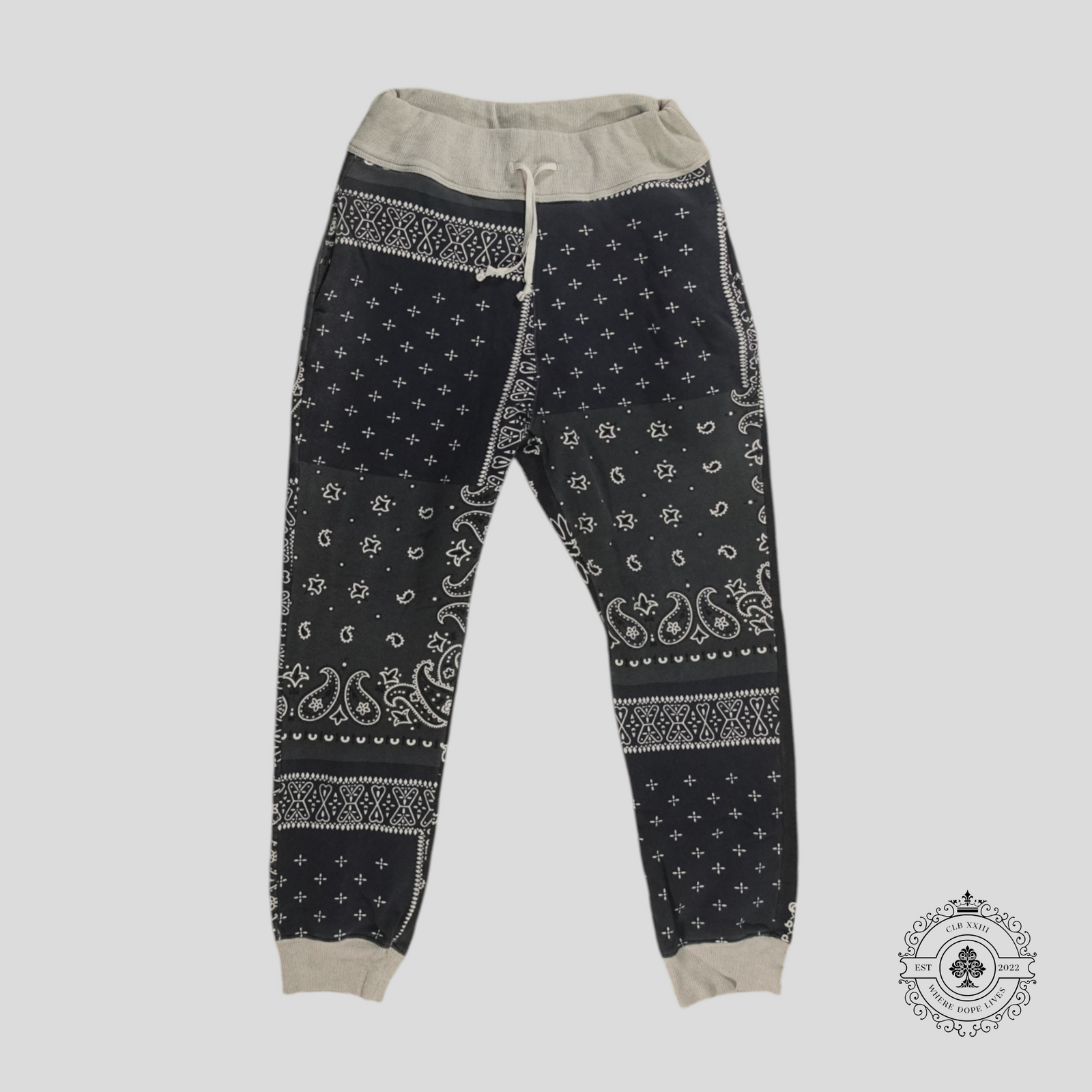 Kapital Bandana Sweatpants in Blue