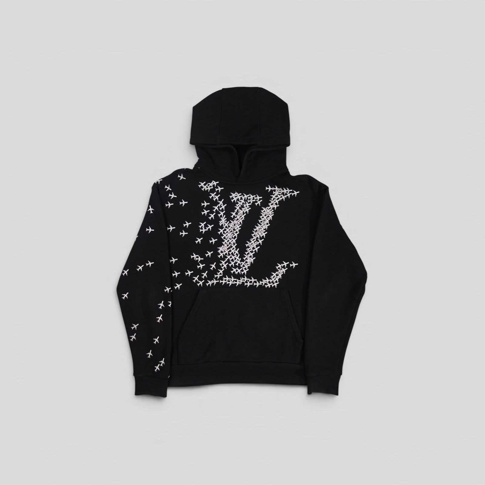 Louis Vuitton LV Planes Printed Hoodie in Black