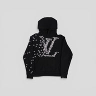 Louis Vuitton LV Planes Printed Hoodie in Black