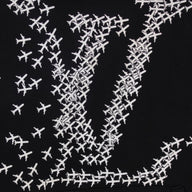 Louis Vuitton LV Planes Printed Hoodie in Black