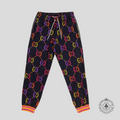 Gucci GG Jacquard Track Pants in Blue/Multicolor