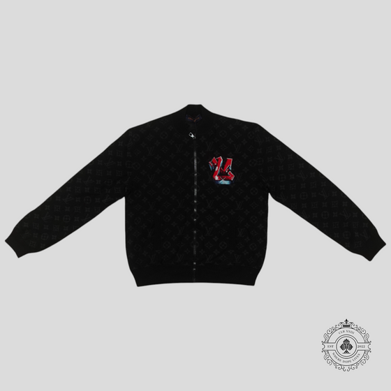 Louis Vuitton Monogram LV Graffiti Zip Up Blouson in Black — authenticated Louis Vuitton at CLB XXIII