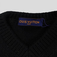 Louis Vuitton Chunky Intarsia Football Short Sleeve Knit
