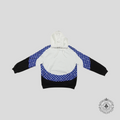 Louis Vuitton Monogram Circle Cut Hoodie in White/Blue/Black