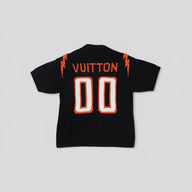 Louis Vuitton Chunky Intarsia Football Short Sleeve Knit