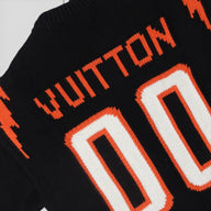 Louis Vuitton Chunky Intarsia Football Short Sleeve Knit