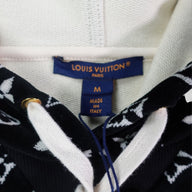 Louis Vuitton Monogram Toweling Hoodie in Black