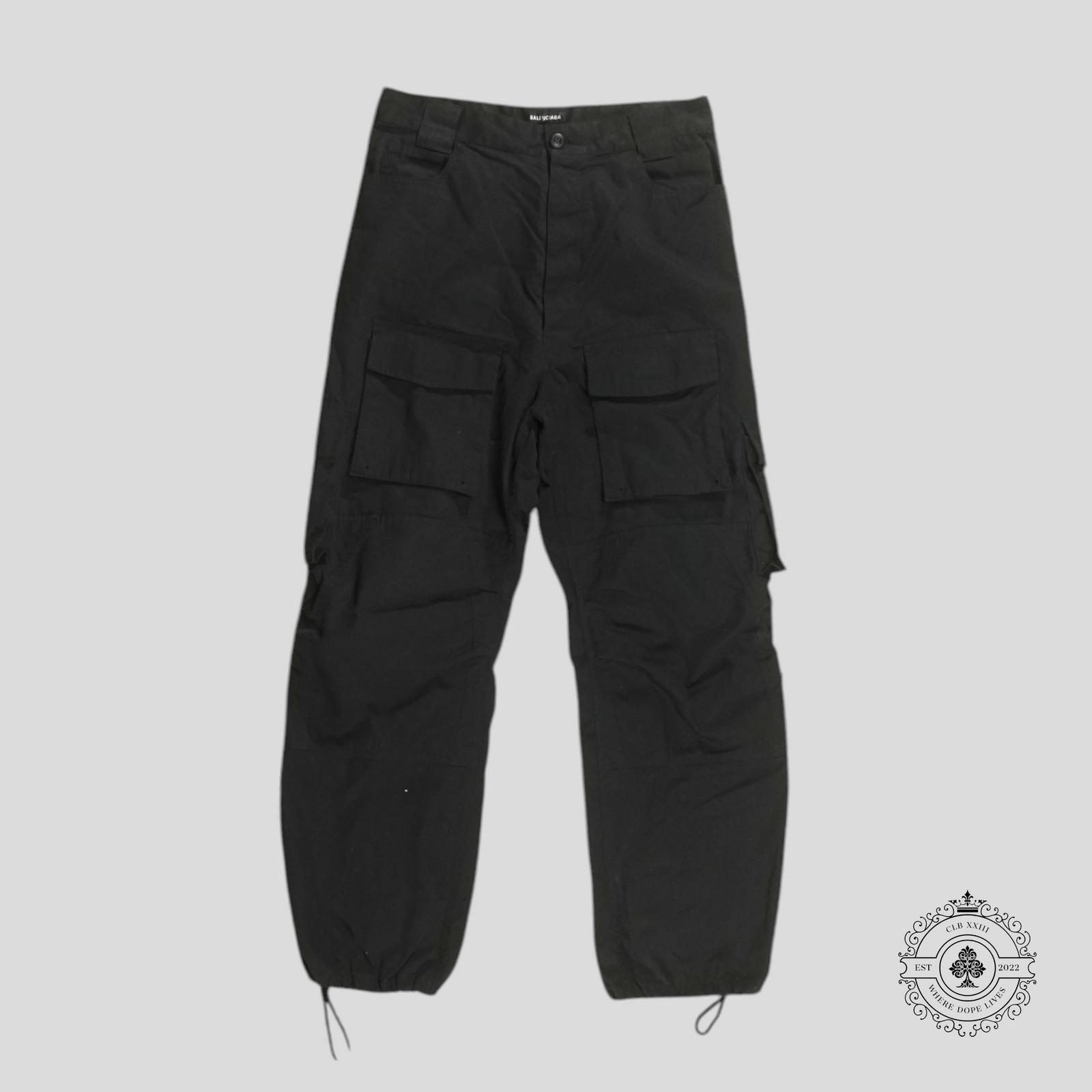 Balenciaga SS20 Cargo Pants in Black