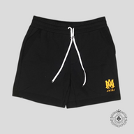 Amiri Monogram Sweatshorts in Black Gold