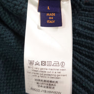 Louis Vuitton Hand-knit Bandit Crewneck Sweater in Green