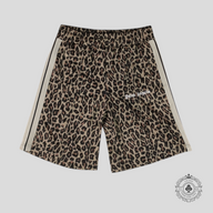 Palm Angels Leopard Print Track Shorts