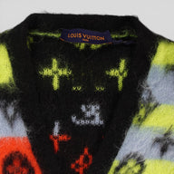 Louis Vuitton Monogram Mohair Cardigan in Multicolor