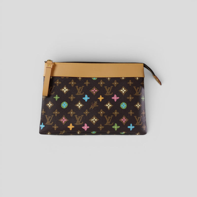 Louis Vuitton Monogram Craggy Pochette Voyage Souple Bag